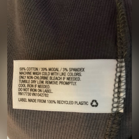 NEW A NEW DAY WOMEN’s Gray Ribbed Super stretchy Swoop neck tank Top size XXL - Picture 11 of 11